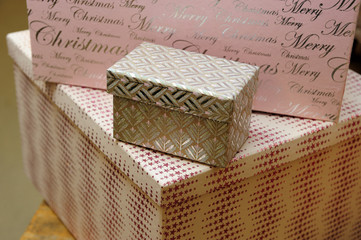holiday, beauty, christmas, tree, gifts, box, home, lifestyle, happy, christmas tree, lights, baubles, interior