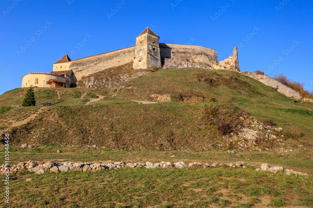 Poster Fortress and citadel of Rasnov, Transylvania, Romania