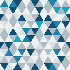 Pattern with triangles.
