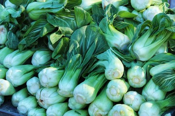 Chard for sale at a market stall