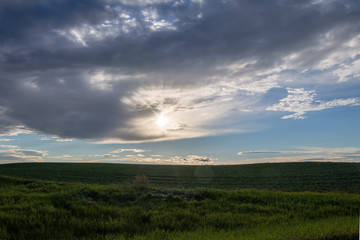Fototapeta na wymiar prairie Clouds