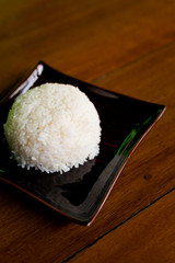 Thai steamed jasmine white rice