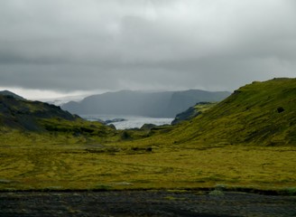 Berge und Hügel in Island