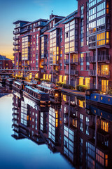 Amazing view on boats and canals