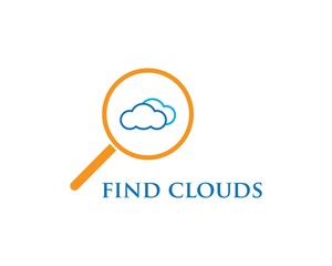 cloud technology vector logo template