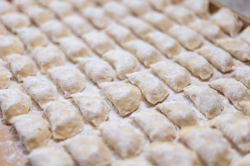 Homemade dumplings