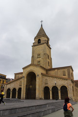 Fototapeta na wymiar Church of San Pedro in Gijon