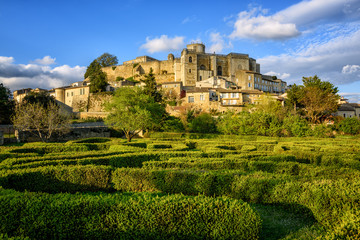 Fototapeta na wymiar Grignan Old Town and Castle, Drome, France