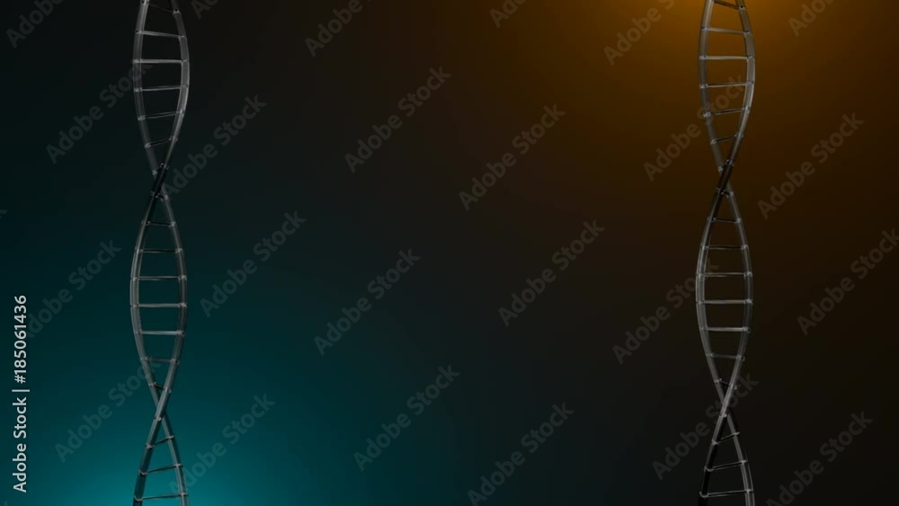 Aufkleber abstract background with dna. seamless loop