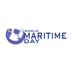 World Maritime Day vector template design