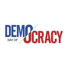 Day of Democracy Vector Template Design