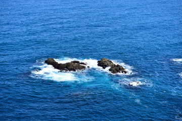 Naklejka premium 砕ける波