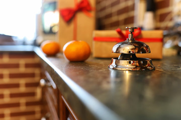 different objects on a kitchen