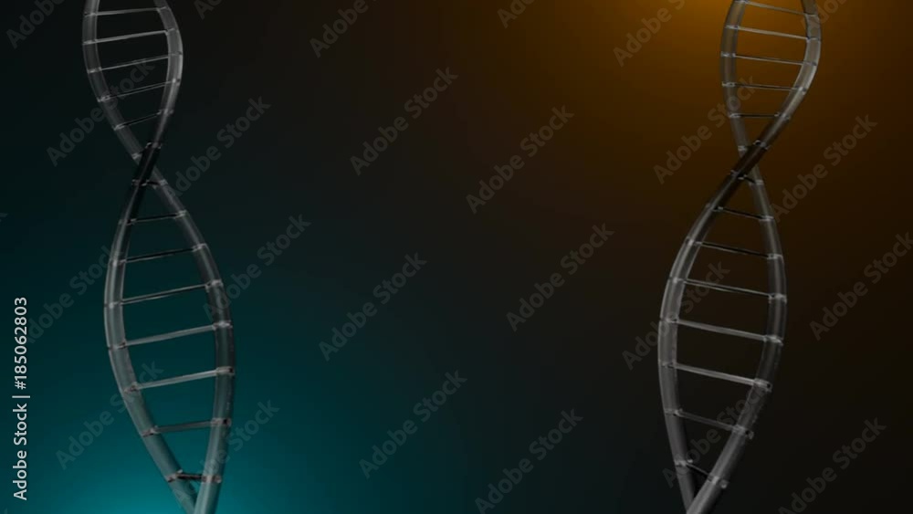 Aufkleber abstract background with dna. seamless loop