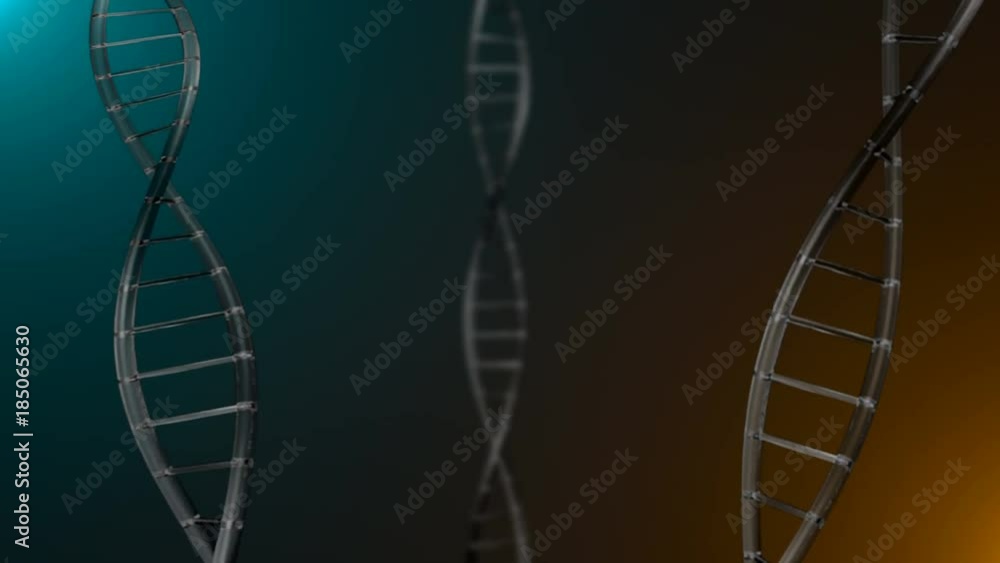 Aufkleber abstract background with dna. seamless loop