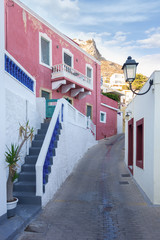 Fototapeta premium Architecture in Leros island, Dodecanese, Greece 