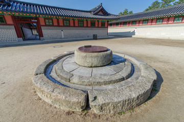 Obraz premium Traditional Korean house yard