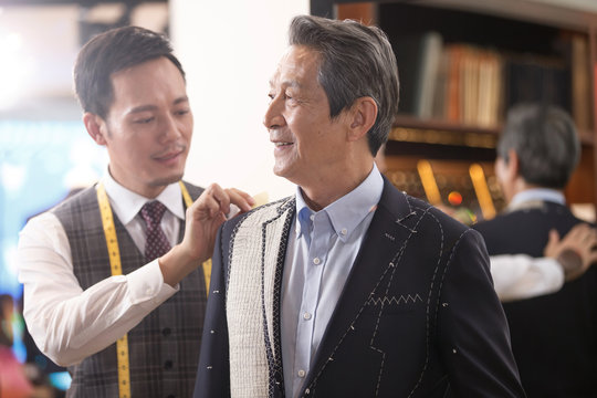 Fashion designers and customers