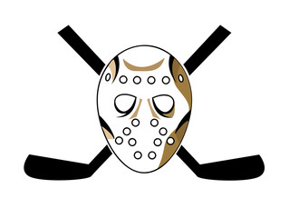 Fototapeta premium Horror hockey Mask for Halloween