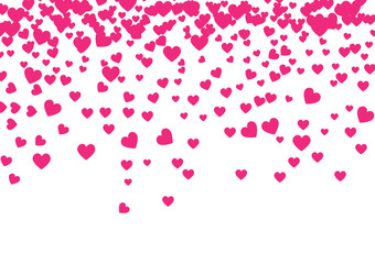 Happy Valentine's Day. Love valentine's background with hearts. Happy Valentines Day Background with 3D Realistic Red Hearts. Valentine's day abstract background.