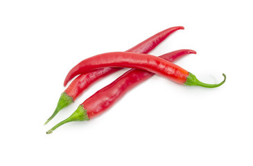 Three red peppers chili