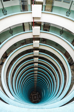 Lai Tak Tsuen building scenery in Hongkong 
