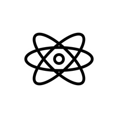 Atom flat icon