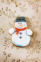 Snowman christmas cookies