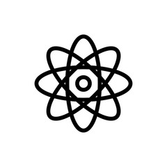 Atom flat icon
