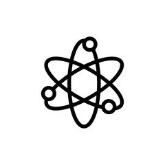 Atom flat icon