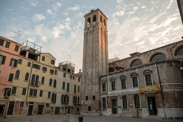 Obraz premium Beautiful photo square of Venice , Italy .