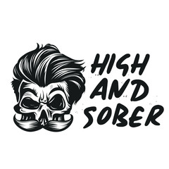 High and sober