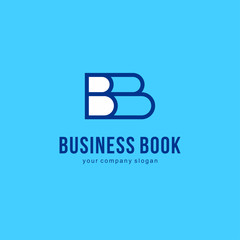 Vector design element for books on business