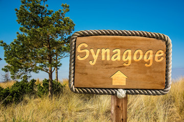 Schild 249 - Synagoge