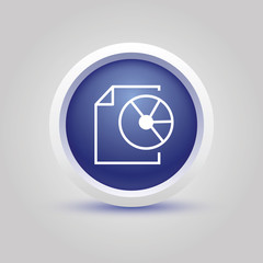 analytic report document icon