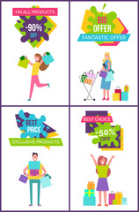 On All Products -90 Off on Vector Illustration