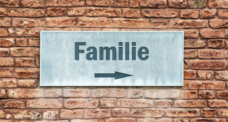 Schild 225 - Familie