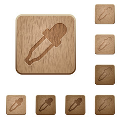 Color picker wooden buttons