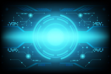 abstract futuristic circuit technology background.vector and illustration 