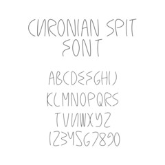 Light font - Curonian Spit