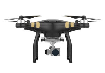 Drone with Camera Isolated