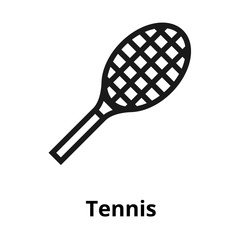 Tennis line icon