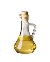 bottle oil isolated on white background
