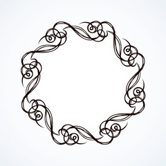 Vignette. Vector drawing