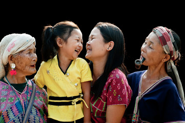Four Generations of Po Karen Women