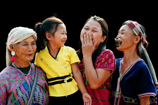 Four Generations of Po Karen Women