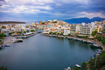 Agios Nikolaos on Crete, Greece