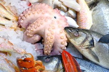 seafood,  fish market