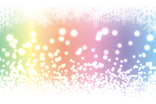 #Background #wallpaper #Vector #Illustration #design #free #free_size #charge_free #colorful #color rainbow,show business,entertainment,party,image  背景素材壁紙,氷,冬,雪景色,風景,自然,積雪,雪の結晶,キラキラ,光,輝き,煌めき,クリスマス素材