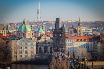 vue sur les clochers du stare mesto de prague © trolhas